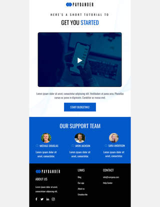 Video Email Template — Onboarding