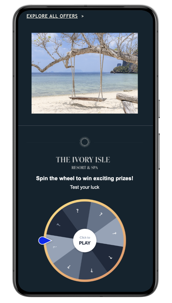 Drive engagement with in-email games