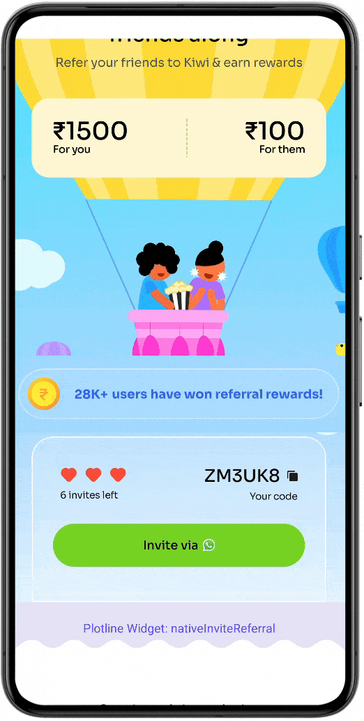 Kiwi Referral Widget