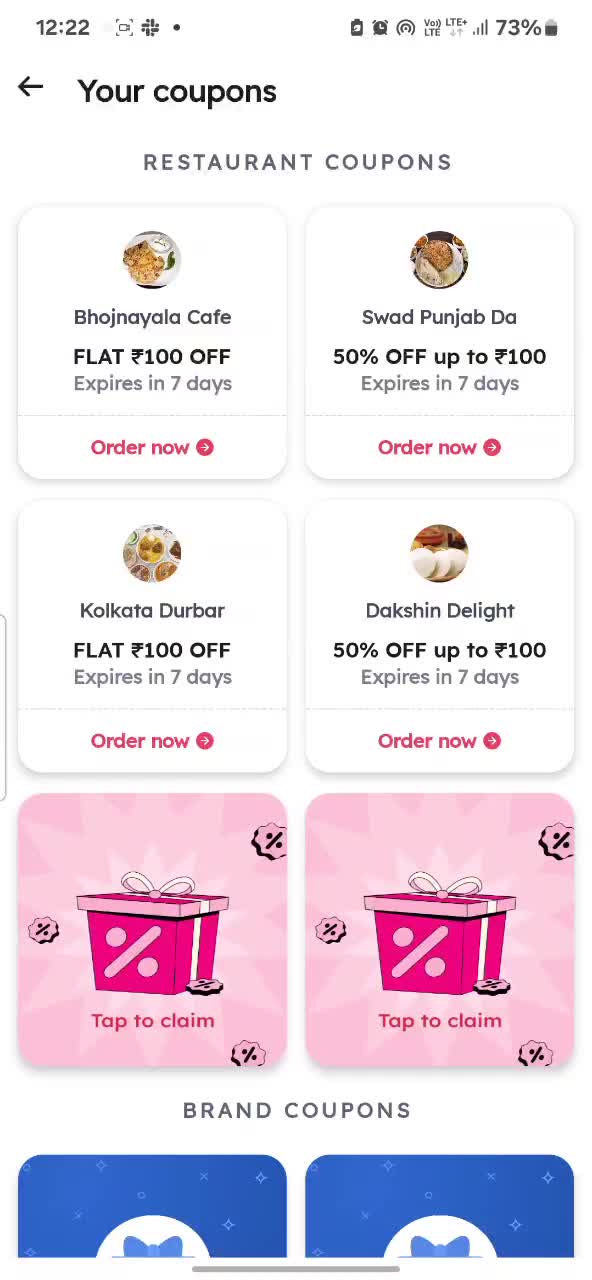 Zomato Uses Full-Page Gift Boxes to Surprise Users with Rewards